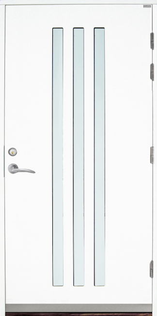 Ytterdörr Lurs Vinga Klarglas Vit