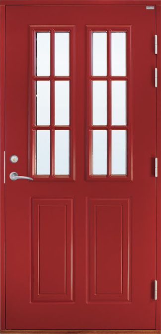 Ytterdörr Lurs Forsbacka Klarglas Vit