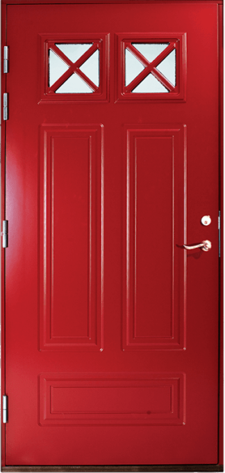 Ytterdörr Lurs Klövhult Klarglas Vit