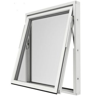 Vridfönster Elitfönster Original Alu 100 3-glas Vitlackerad Aluminium Express