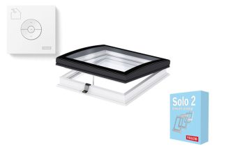 TAKFÖNSTERKUPOL VELUX INTEGRA VÄLVT GLAS