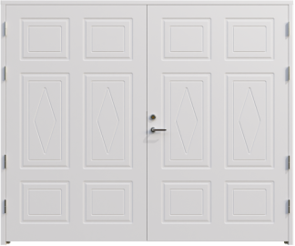 Garageport Leksandsdörren Kullsbjörken Tät