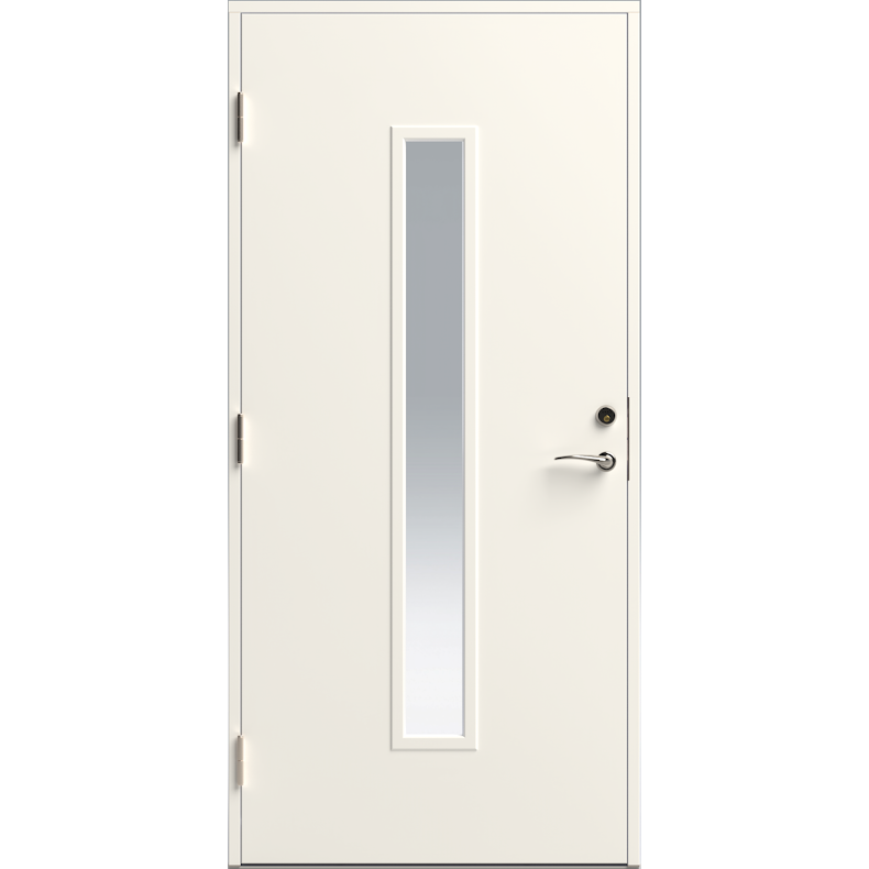 Sunnerbo Ytterdörr SY97 Vit Klarglas