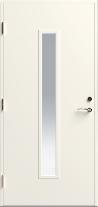 Sunnerbo Ytterdörr SY197 Vit Klarglas