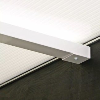 Halle Aluminiumåsar Vitlackerade