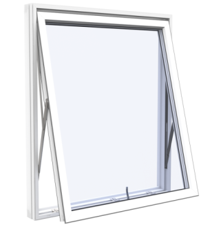 Vridfönster Westcoast Windows Classic Plus 3-glas Vit Alu