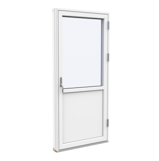 Bröstad Fönsterdörr Westcoast Windows Classic Plus 3-Glas Vit Alu