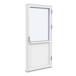 Bröstad Fönsterdörr Westcoast Windows Classic Plus 3-Glas Vit Alu