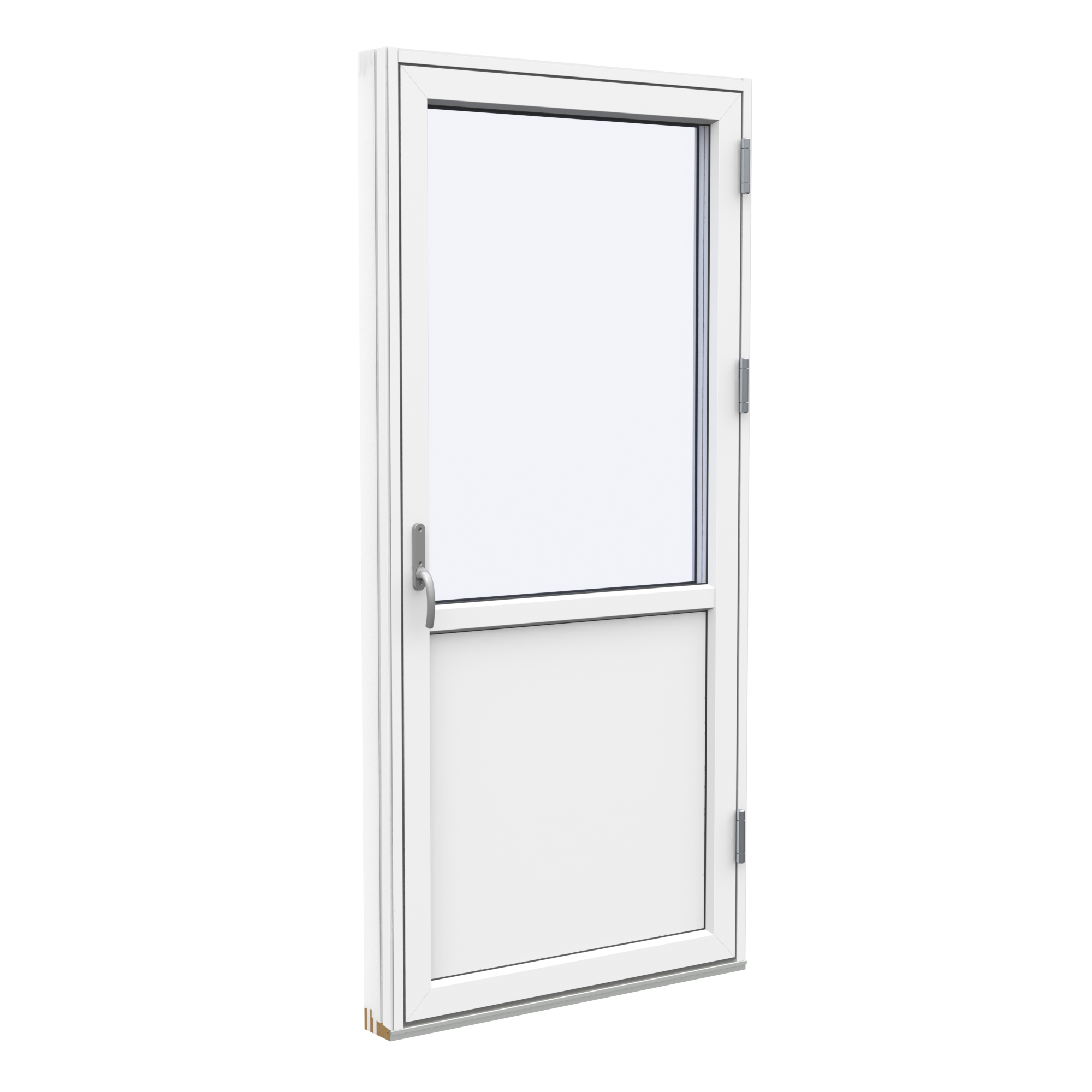 Bröstad Fönsterdörr Westcoast Windows Classic Plus 3-Glas Vit Alu