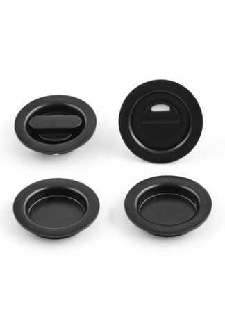 WC-beslag Habo för skjutdörr Svart