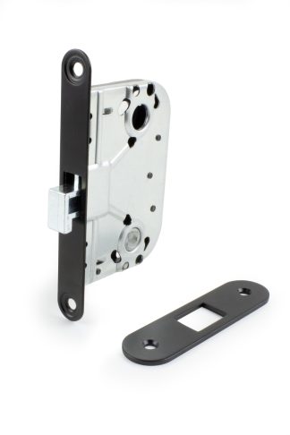 Låshus Habo 64249 för skjutdörr Svart